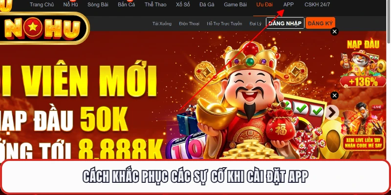 Cách khắc phục các sự cố khi cài đặt app