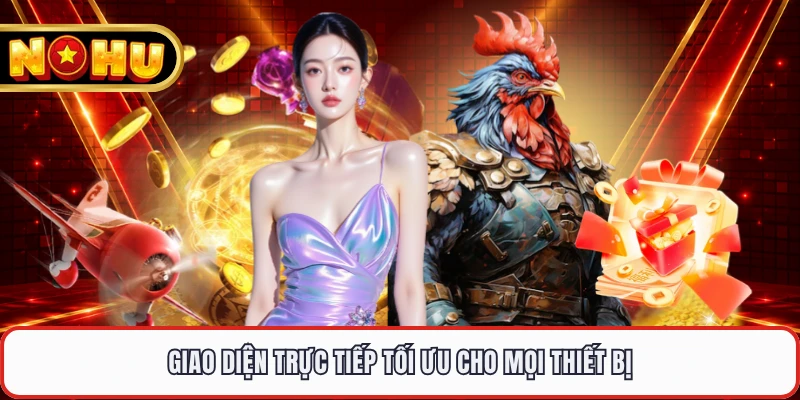 Giao diện trực tiếp tối ưu cho mọi thiết bị